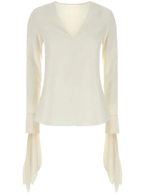 Givenchy ruffle detailing blouse White BW61DN15X9