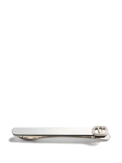 Valentino Garavani Vlogo Signature metal tie clip Silver YJ0AH3MET