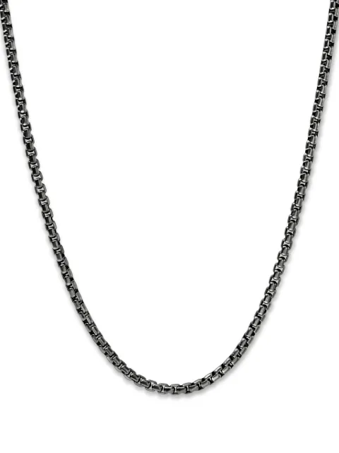 John Hardy sterling silver box chain necklace Silver NM98808SMBRD