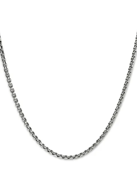 John Hardy sterling silver box chain necklace Silver NM98807