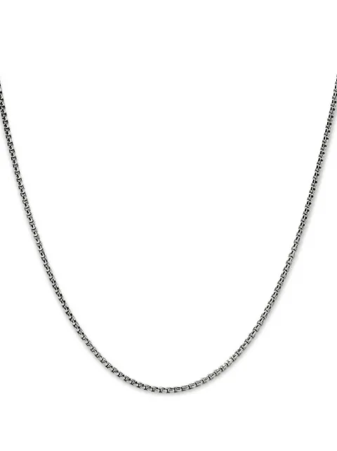 John Hardy box-chain necklace Silver NM98806
