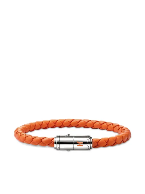 John Hardy braided leather bracelet Silver BU98688OR