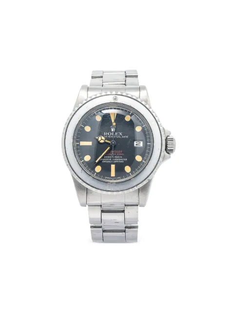 Rolex pre-owned Sea-Dweller 'Double Red' 39mm Black 1665
