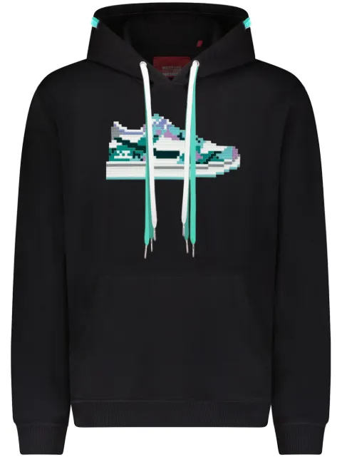 Mostly Heard Rarely Seen 8-Bit Watercolor hoodie Black MHEB08BEKH11