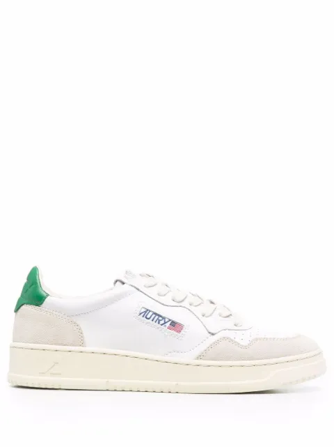 Autry Medalist panelled leather sneakers White AULMLS23
