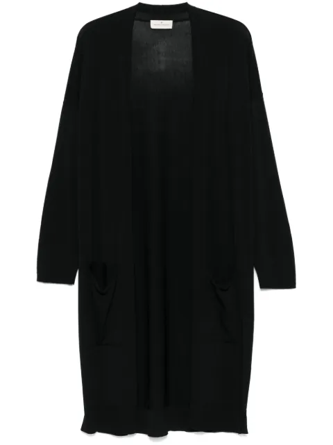 Bruno Manetti fine-knit coat Black P2R103