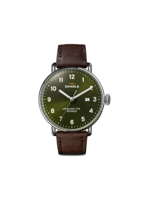 Shinola Canfield 40mm Green S0120307786