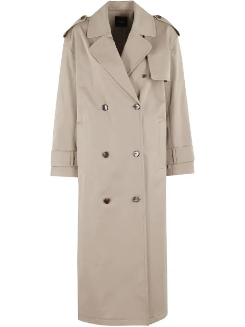 Theory double-breasted trench coat Neutrals P0104402