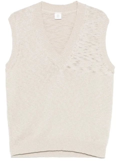 Eleventy fisherman's-knit vest Neutrals K76MAGK02MAG0K002