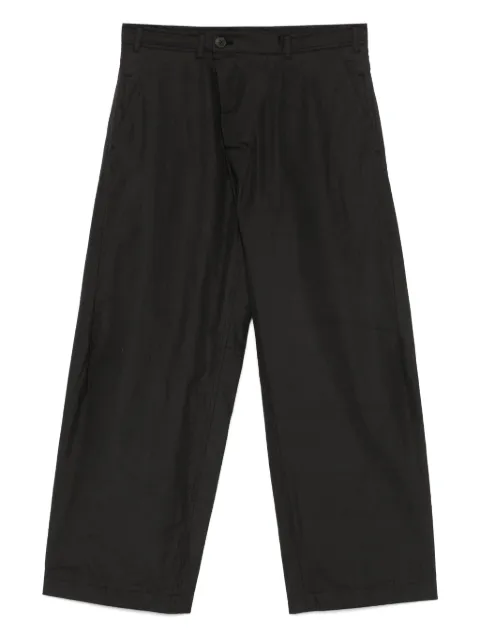 Jan Jan Van Essche cotton trousers Black TROUSERS84