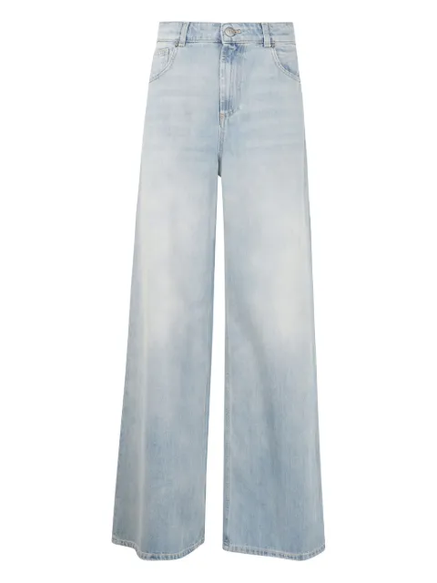 TWINSET logo-patch jeans Blue 251TT2260