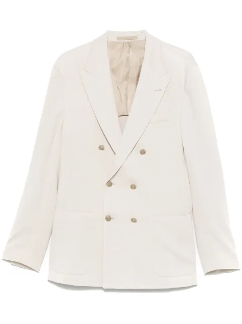 Eleventy double-breasted blazer Neutrals K75GIAK10TES0K080