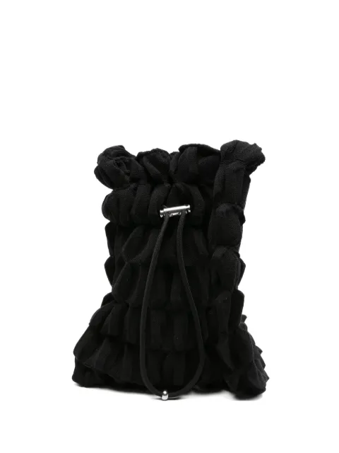 _J.L-A.L_ ruffled drawstring bag Black JBMW269YA19