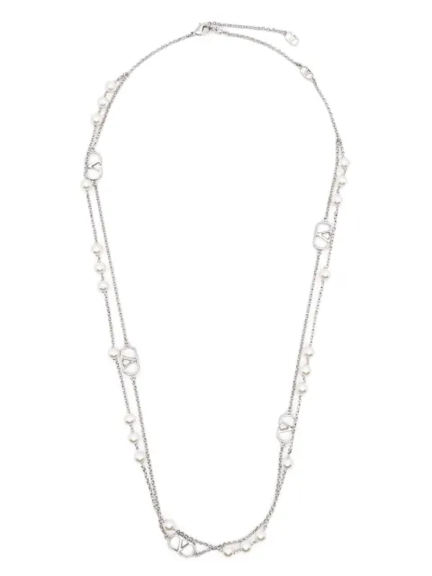 Valentino Garavani VLogo Signature necklace Silver YJ0S34UXM
