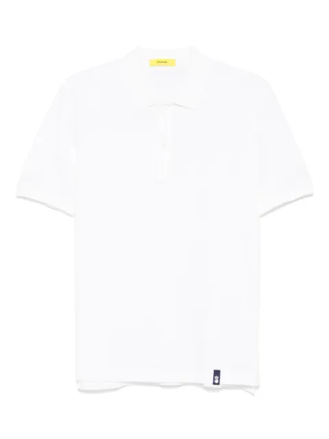 Drumohr logo-tag polo shirt White DTS612