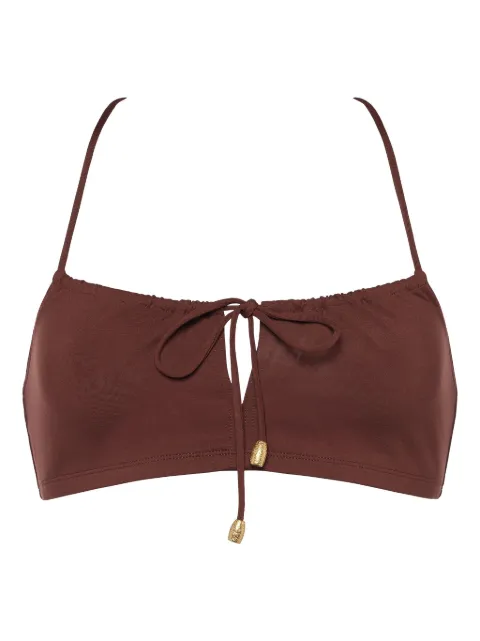 ERES Abysses cropped bikini top Brown 032514