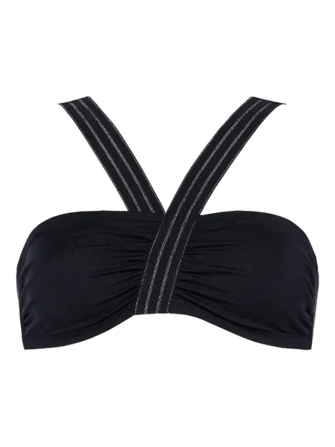 ERES Rendez-vous cross-strap bikini top Black 032512