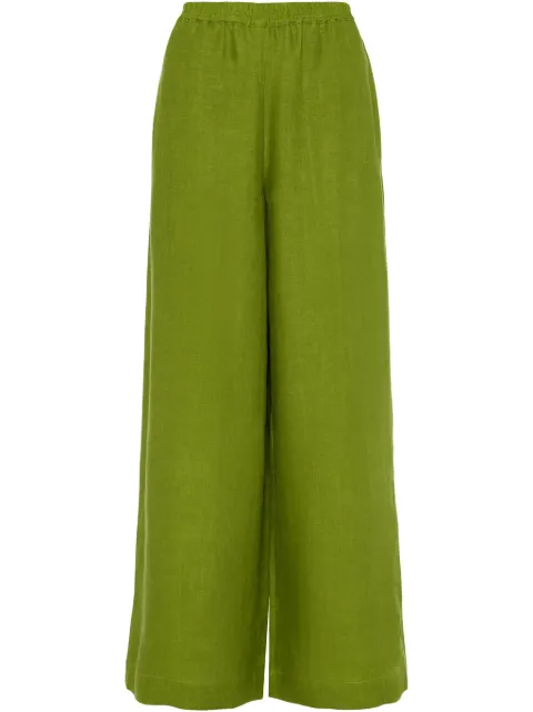 ERES Select wide-leg trousers Green 232420
