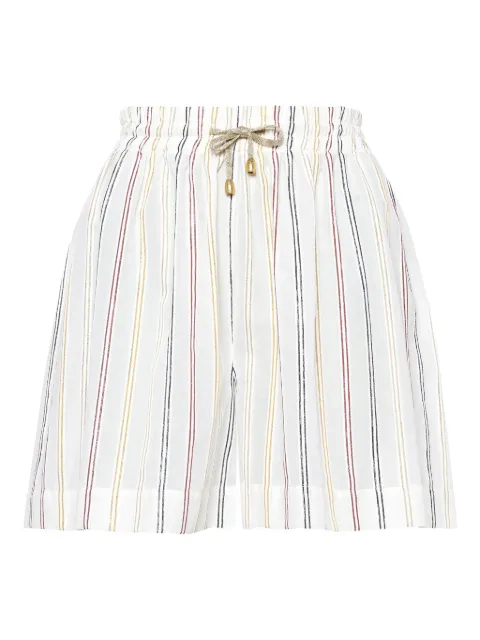 ERES Neda striped shorts White 232519