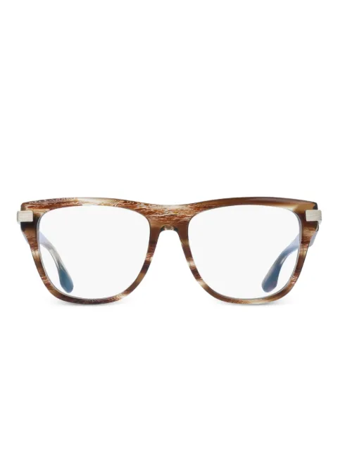 Victoria Beckham Eyewear rectangle-frame glasses Brown VB2676