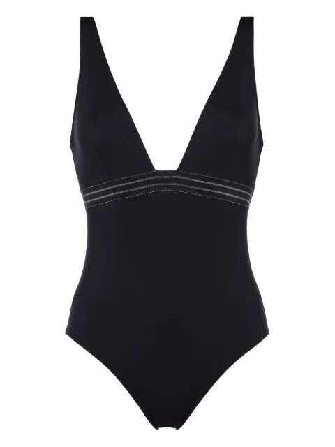 ERES Sillage plunge-neck swimsuit Black 012517