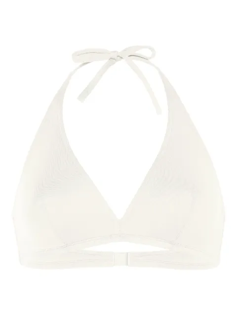 ERES Gang halterneck bikini top White 031402