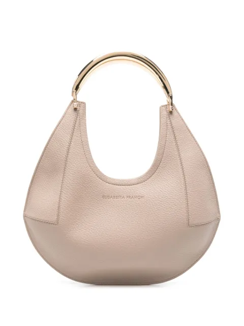Elisabetta Franchi small jewel-handle tote bag Neutrals BS86A52E2