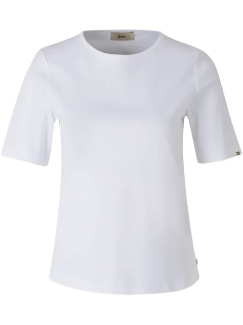 Herno structured short-sleeve top White JG000258DM0152063