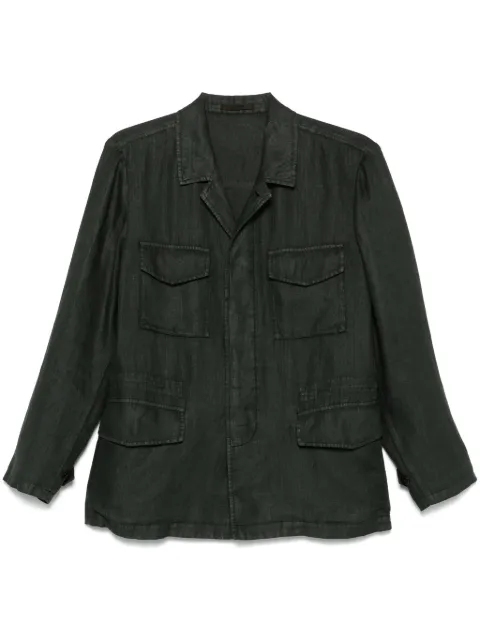 Boglioli linen jacket Green OC205QSB4400