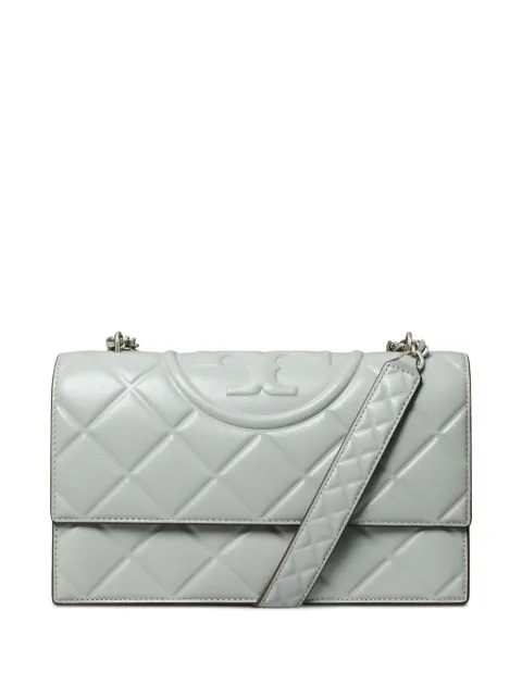 Tory Burch small Fleming convertible shoulder bag Grey 164800