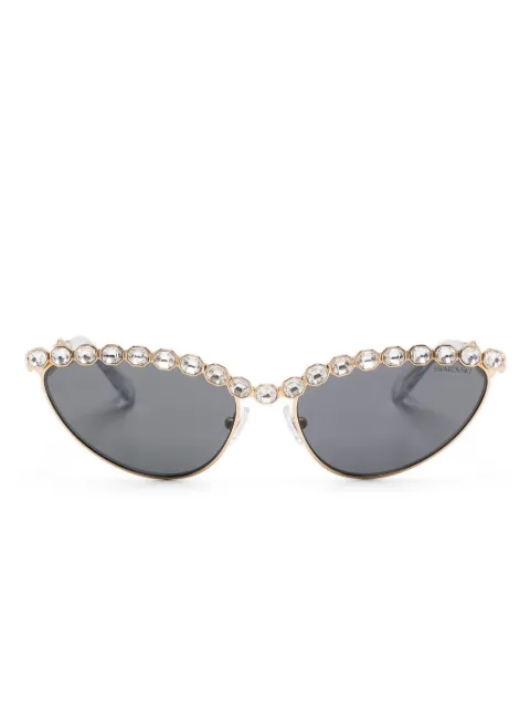 Swarovski Eyewear crystal-embellished sunglasses Gold SK7030