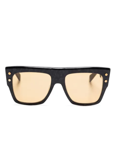 Balmain Eyewear square-frame sunglasses Black BPS100