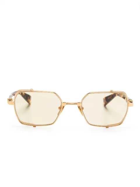 Balmain Eyewear Brigade III sunglasses Gold BPS117