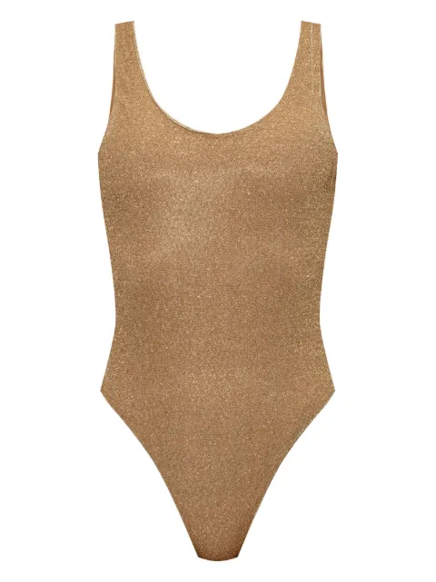 Oséree Lumière Sporty swimsuit Gold LIS250