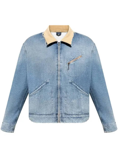 Maison Margiela denim bomber jacket Blue S50AM0636S30383
