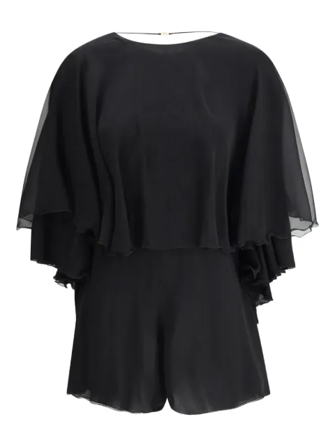 Saint Laurent silk playsuit Black 817868Y115W