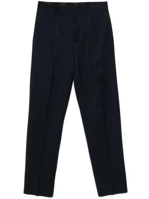 Lardini pleated virgin-wool trousers Blue ESTIMURESIF64414