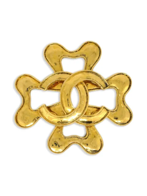 CHANEL Pre-Owned 1994 CC brooch B94P