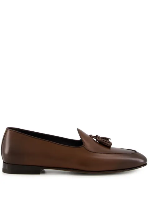 Manolo Blahnik Lennox tasselled loafers Brown 1252936