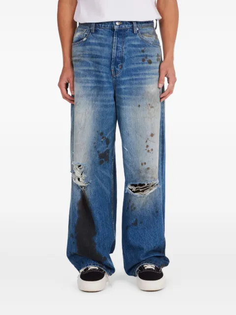 Nahmias distressed wide-leg jeans Blue D5P41495