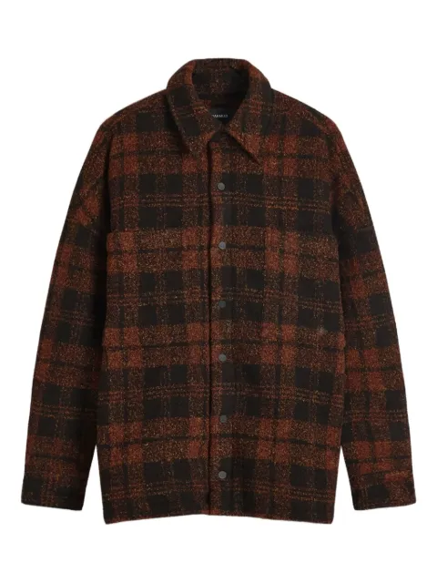 Nahmias check-patterned overshirt Black W37S13811