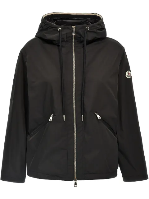Moncler Cassiopea drawstring hooded coat Black L10931A0012354A1K