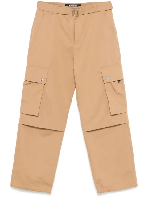 Jacquemus Le cargo trousers Brown 246PA0971534