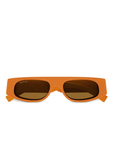 Gucci Eyewear logo-lettering sunglasses Orange GG1771S007
