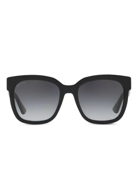 Gucci Eyewear Web-stripe sunglasses Black GG0034SN002
