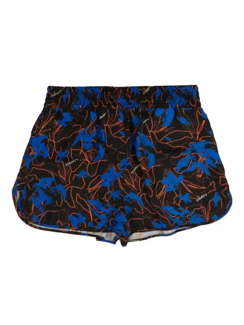 COUNTY OF MILAN Flowers shorts Black CWCB023S20FAB0021045