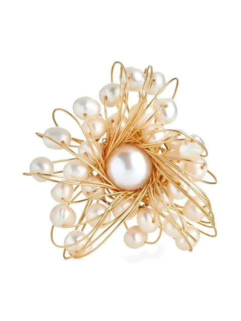 Kenneth Jay Lane Flower pin Gold 5571PGP