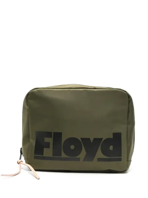Floyd logo-print wash bag Green FL2001WK