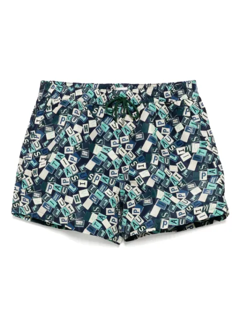 Paul Smith logo-print swim shorts Blue M1A239BK41602