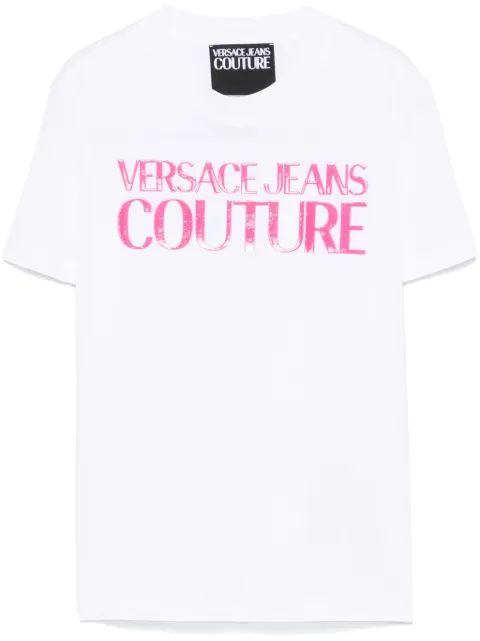 Versace Jeans Couture cotton-jersey T-shirt White 78HAHE05CJ00E
